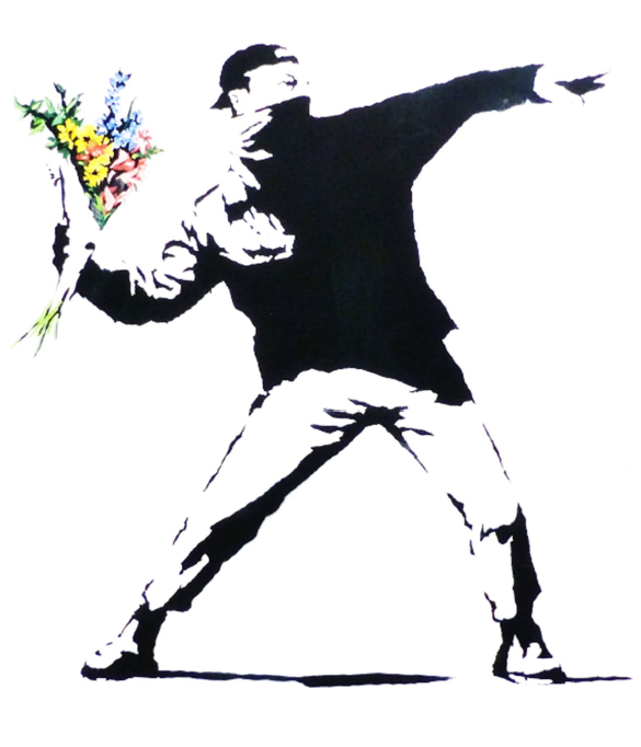 Banksy Art - Woking Talk